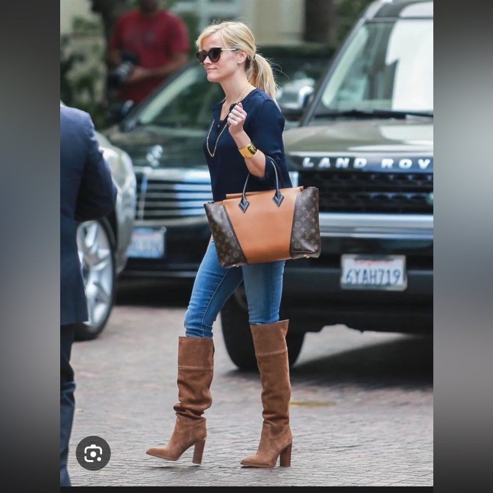 Michael Kors Regina  Suede Boot/over the knee